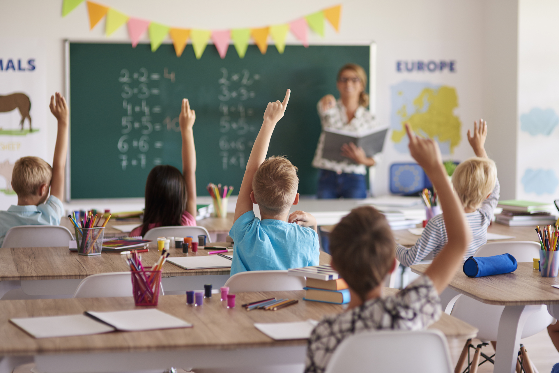 Students in classroom