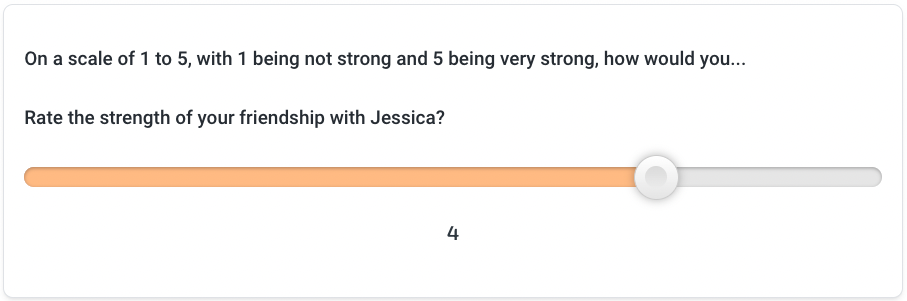 Social Network Analysis Survey Question